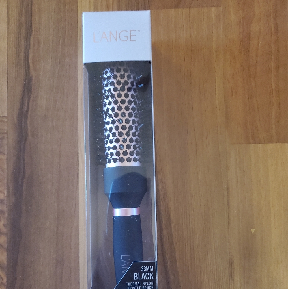 L'ANGE Sienna 33mm Thermal Round Black Brush